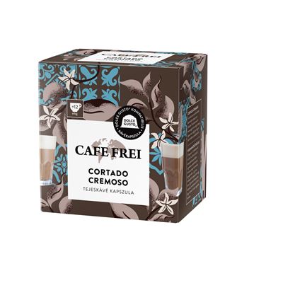 CAFE FREI Cortado Krémes Tejeskávé Dolce Gusto-kompatibilis Kávékapszula 9 db