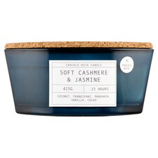 F&F Home Crackle Seasalt & Sandalwood illatos gyertya 425 g