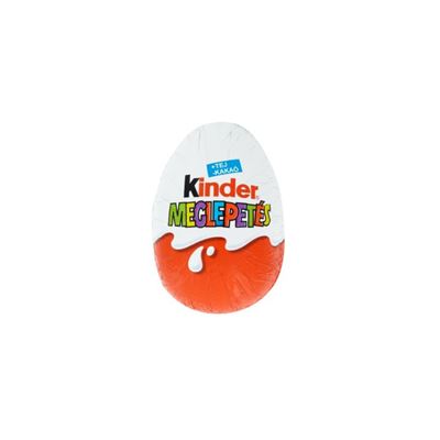 kinder Meglepetés Tojás Belső Tejes Réteggel Bevont Tejcsokoládé,Belsejében Meglepetéssel 20 g