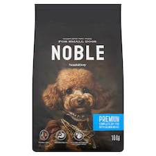 NashiDay Noble teljes értékű száraz állateledel kistestű kutyák számára lazaccal és rizzsel 10 kg