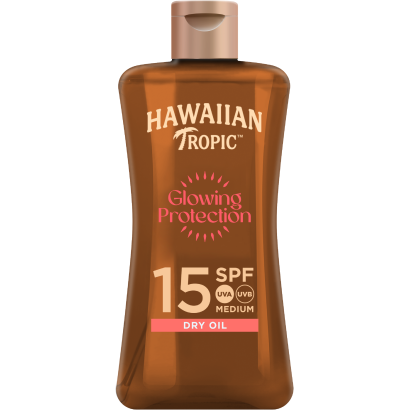 Hawaiian Tropic Glowing Protection Dry Oil SPF 15 Travel size (100ml)