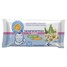Neogranormon Baby aloe vera & kamilla törlőkendő 55 db