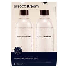 Sodastream mosogatógépben mosható műanyag szénsavasító palack 2 x 1 l