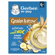 Gerber banános körtés tejpép, 6 hónapos kortól 200 g