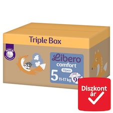 Libero Comfort Triple Box pelenka, méret: 5, 11-17 kg, 96 db