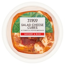 sajtkockák paradicsomos és csípős paprikás marinádban 90 g