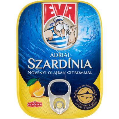 Eva adriai szardínia növényi olajban citrommal 100 g