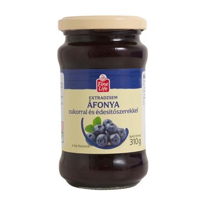 FINE LIFE Áfonya Extradzsem 310 g