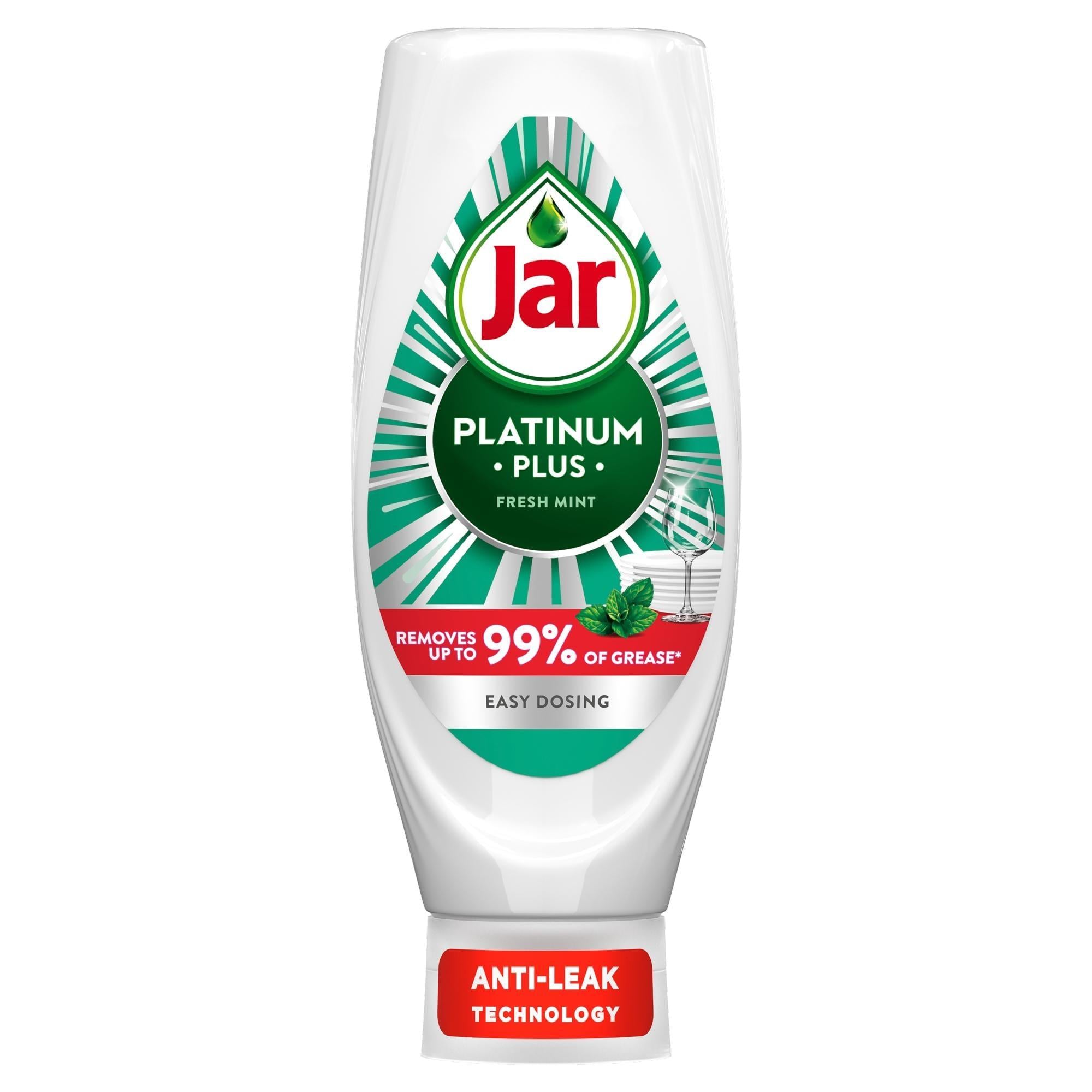 Jar Platinum Plus Mosogatószer Friss Menta illattal, 660 ml