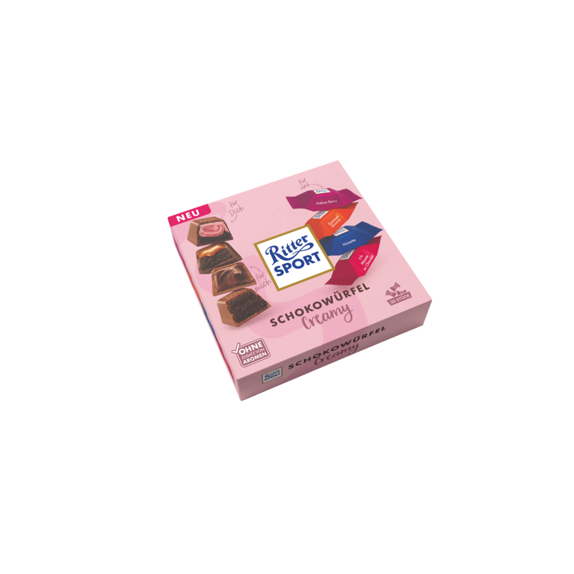 Ritter Sport Choco Cubes Creamy Box