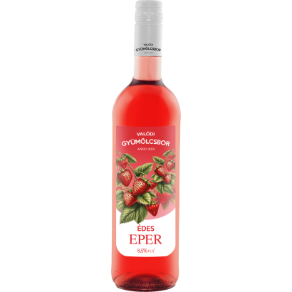 Valódi gyümölcsbor eper 0,75L
