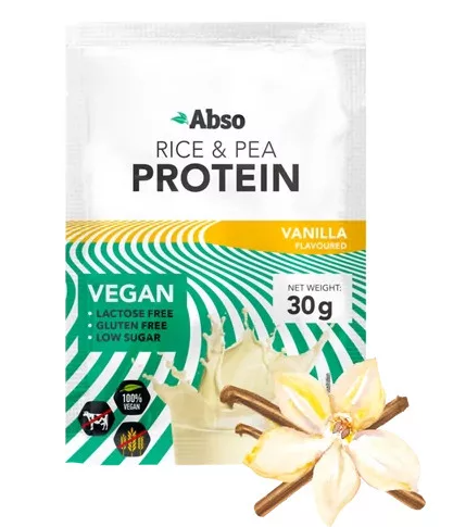Abso Vanília ízű vegán protein por