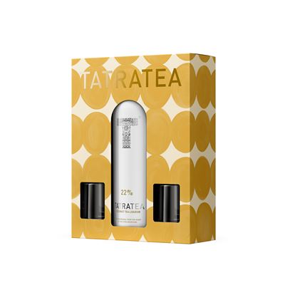 Tatratea Kókuszos Tealikőr Díszdobozban 2 Pohárral 22% 700 ml