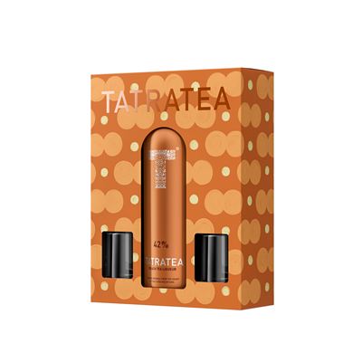 Tatratea Őszibarackos Tealikőr Díszdobozban 2 Pohárral 42% 700 ml