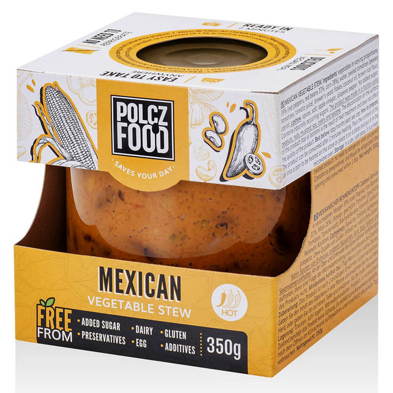 Készétel, mexikói zöldségragu, 350 g