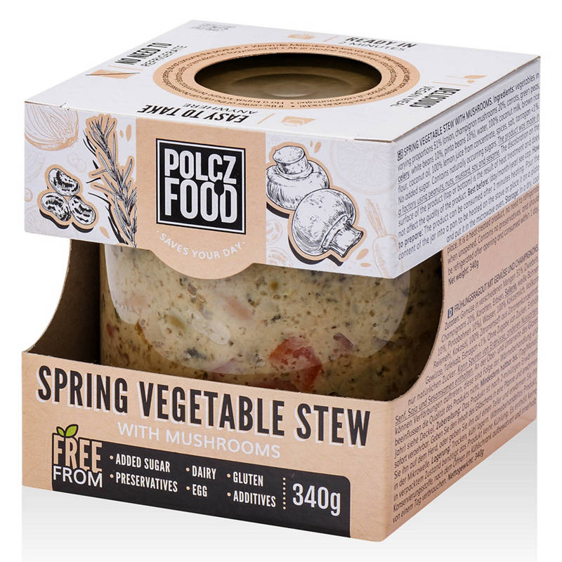 Készétel, tárkonyos zöldségragu gombával, 340 g