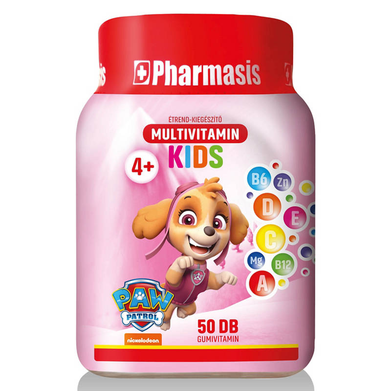 Gyermek gumivitamin, rózsaszín, 50 darab
