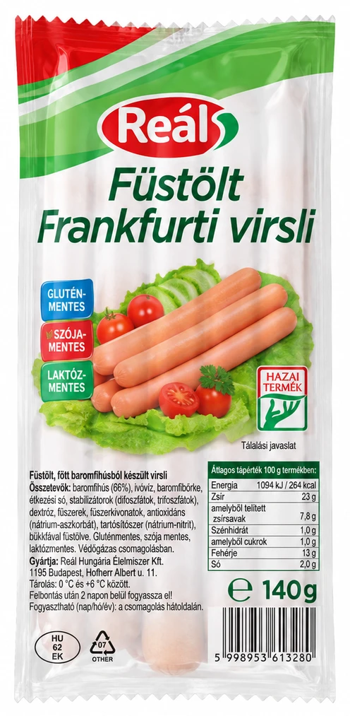 Reál Füstölt Frankfurti virsli
