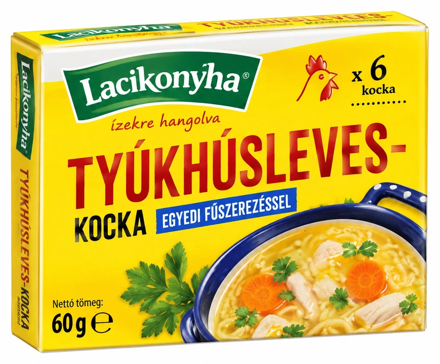 Lacikonyha ételízesítő kocka 3féle