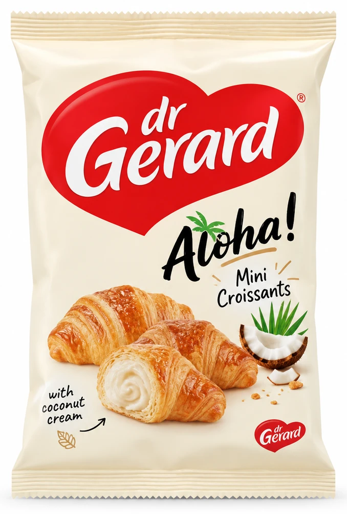 Dr.Gerard Aloha, Mini croissant, Ringo omlós, Levél alakú keksz