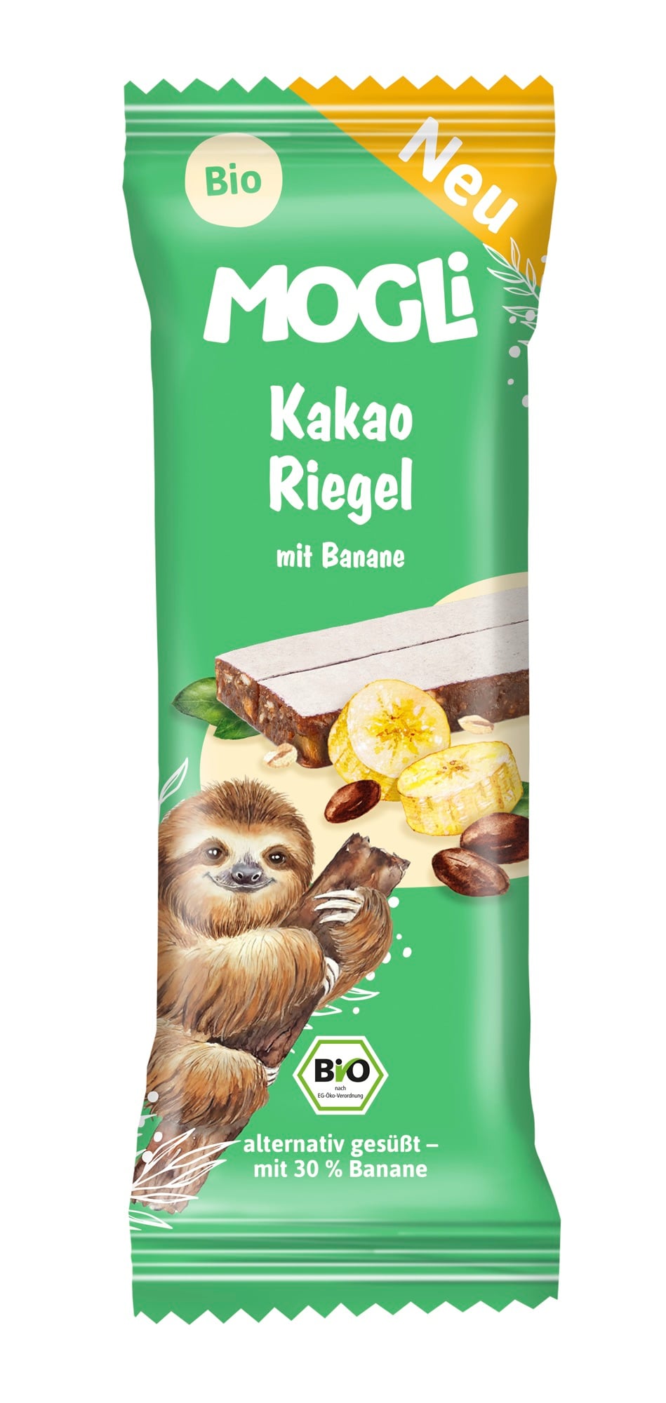 Mogli bio Riegel kakaós banános szelet zabpehellyel és árpával