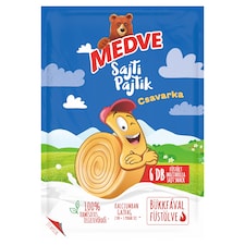 Medve Sajti Pajtik Csavarka füstölt mozzarella sajt snack 6 db 98 g