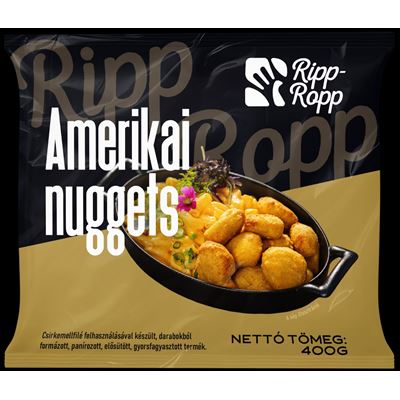 Ripp-Ropp Amerikai Nuggets Panírozott Csirkefalatok 400 g