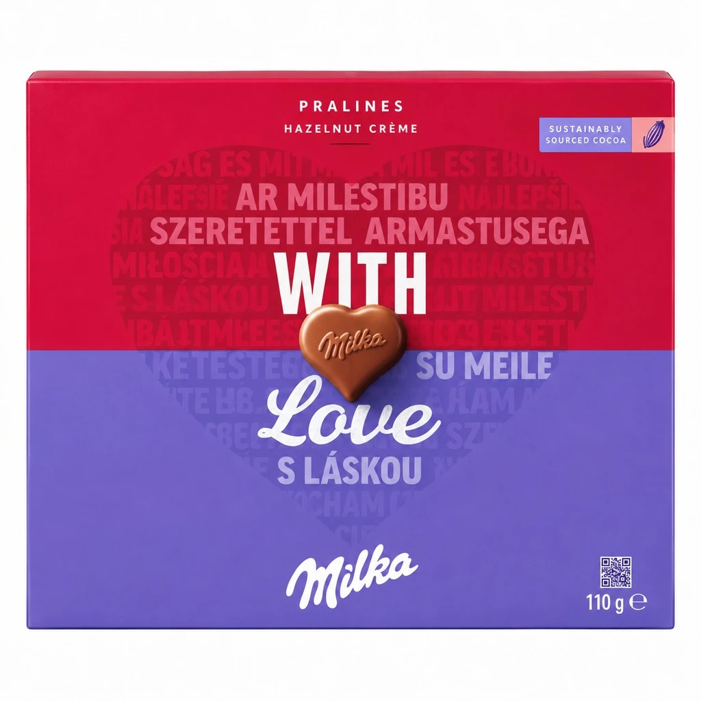 MILKA Mogyorókrémes praliné