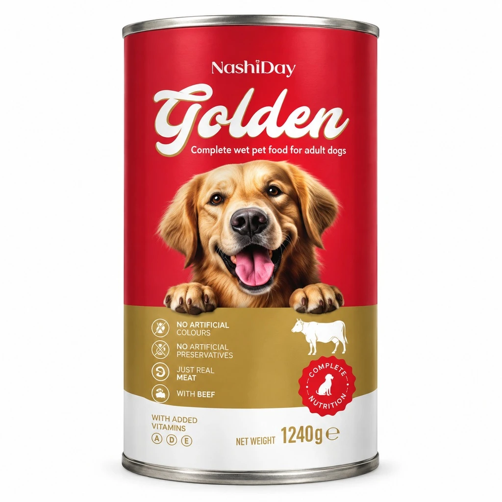 NASHIDAY Golden nedves kutyaeledel