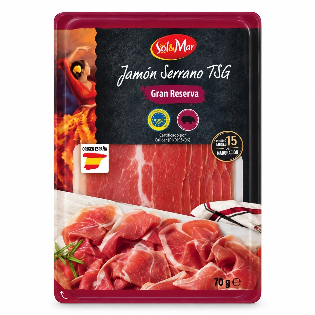 SOL&MAR Jamón Serrano Gran Reserva