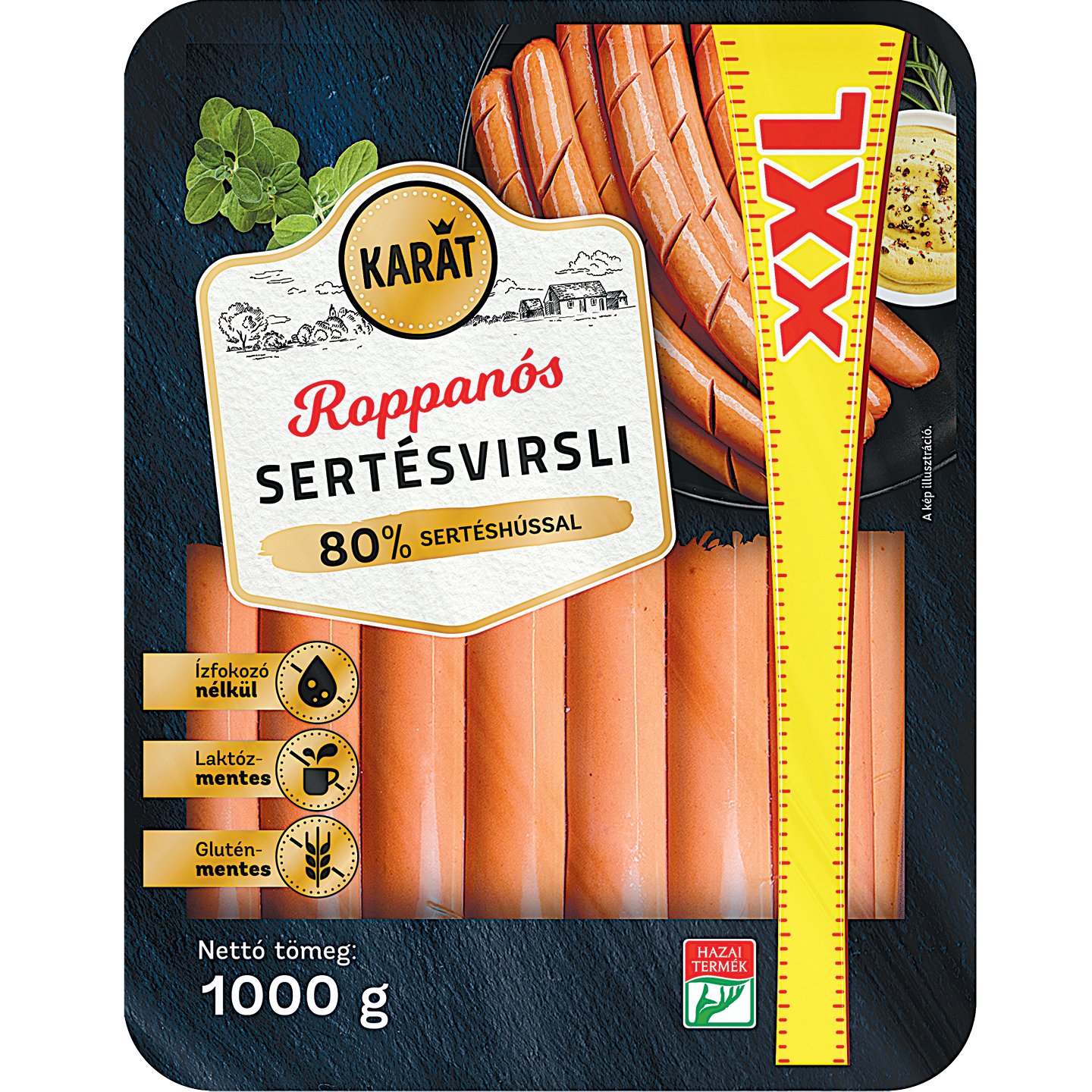 Karát Roppanós Sertésvirsli Xxl