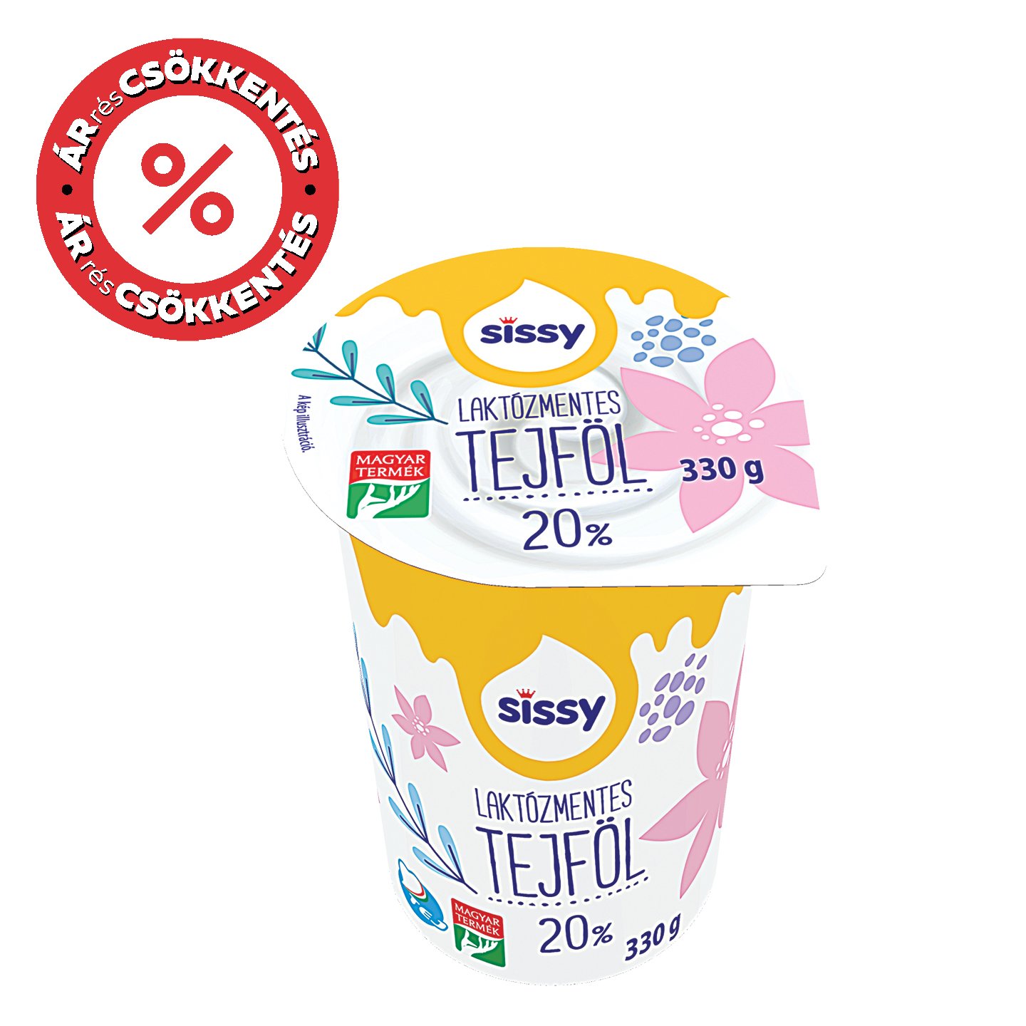 Sissy Laktózmentes Tejföl