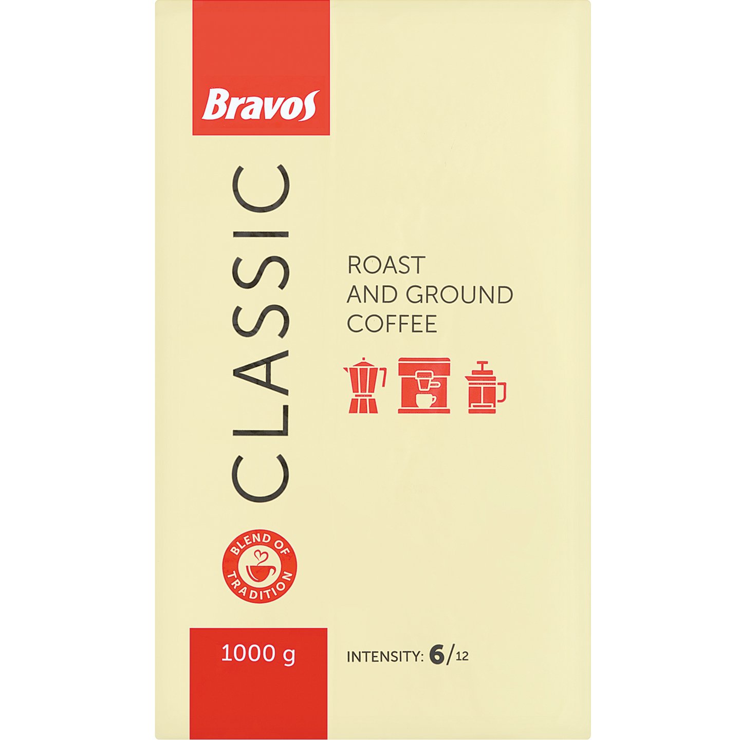 Bravos Classic Őrölt Kávé