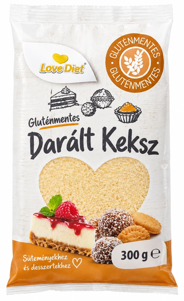 Love Diet Gluténmentes Darált keksz