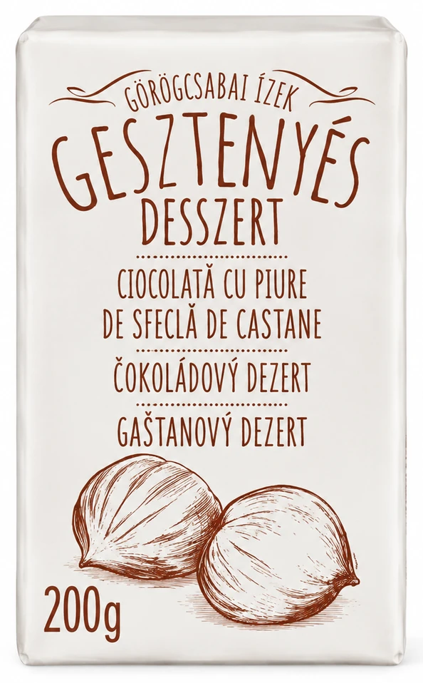 Gesztenyés desszert