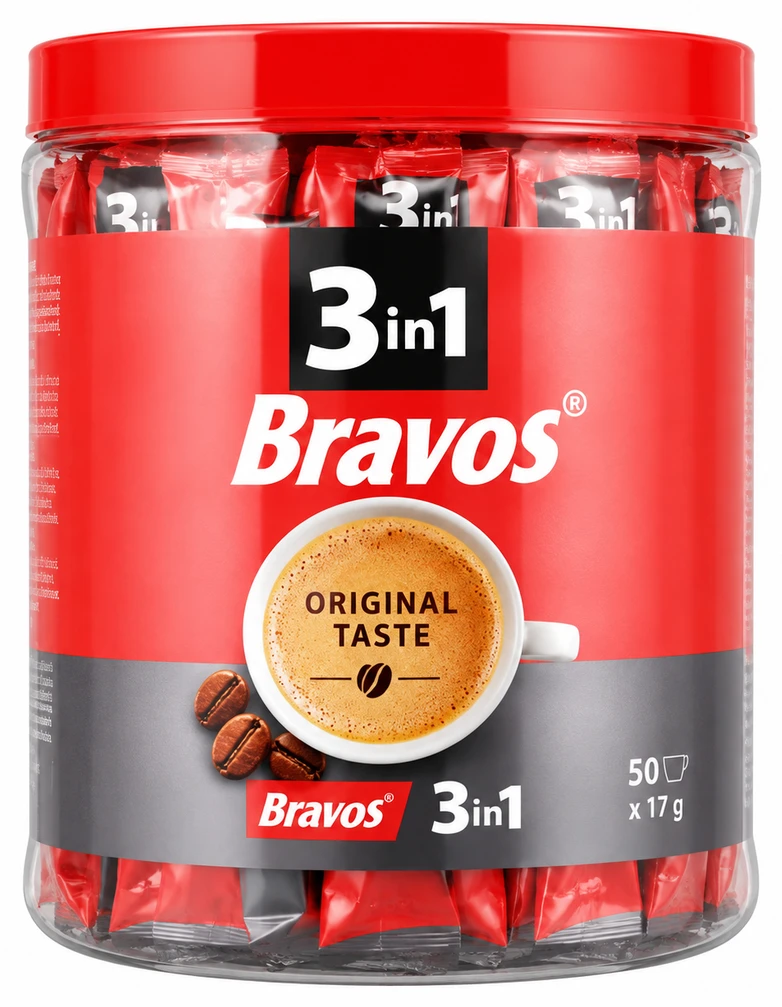 Bravos 3in1 Instant kávéspecialitás