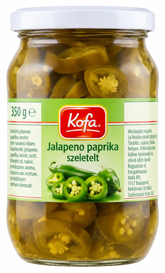 Kofa Jalapeno paprika szeletelt