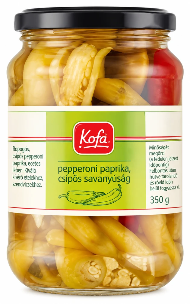 Kofa Pepperoni paprika csípős
