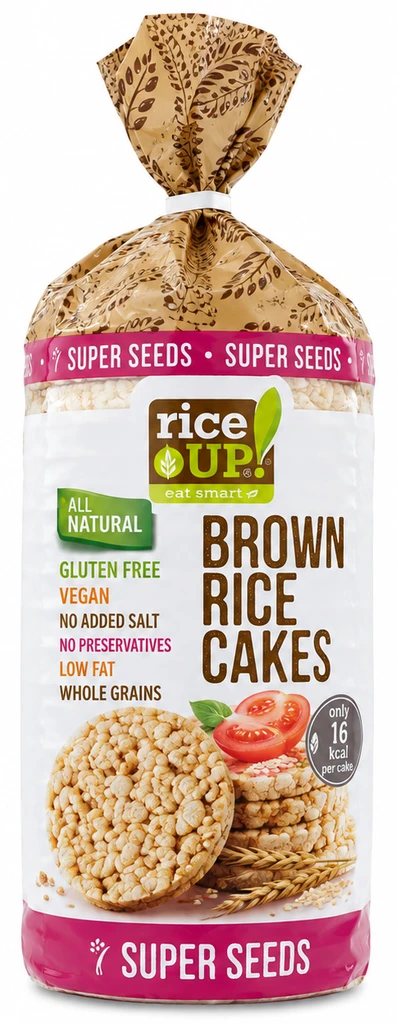 RiceUP! Eat Smart teljes kiőrlésű, puffasztott rizsszelet