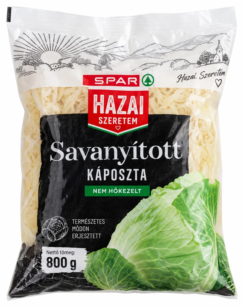 SPAR HAZAI.SZERETEM savanyított káposzta