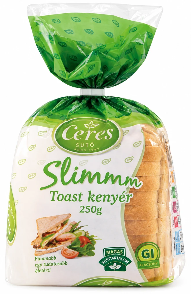 Slimmm toast kenyér