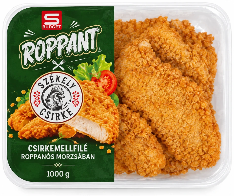 Csirkemellfilé roppanós morzsában
