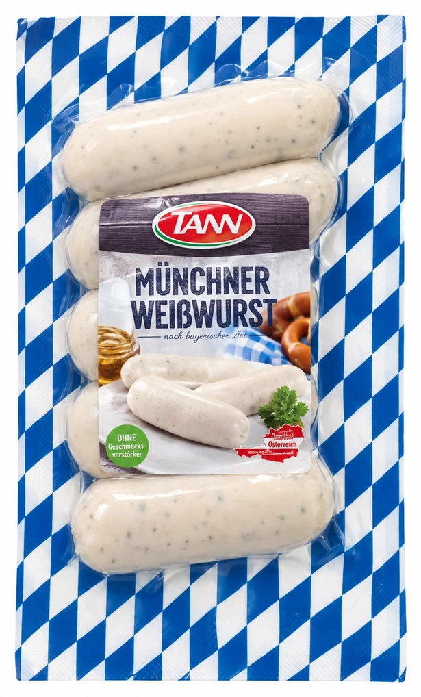 TANN müncheni fehérkolbász