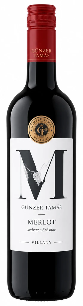 Günzer Tamás Merlot száraz vörösbor