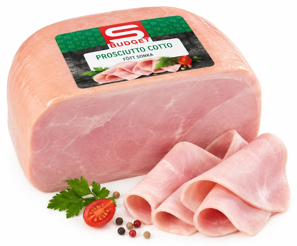 S-BUDGET Prosciutto Cotto a kiszolgálópultban
