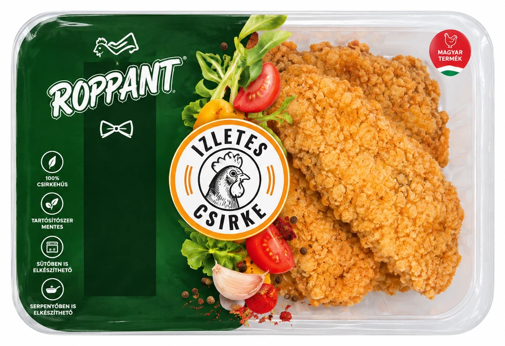 Csirkemellfilé rusztikus panírban