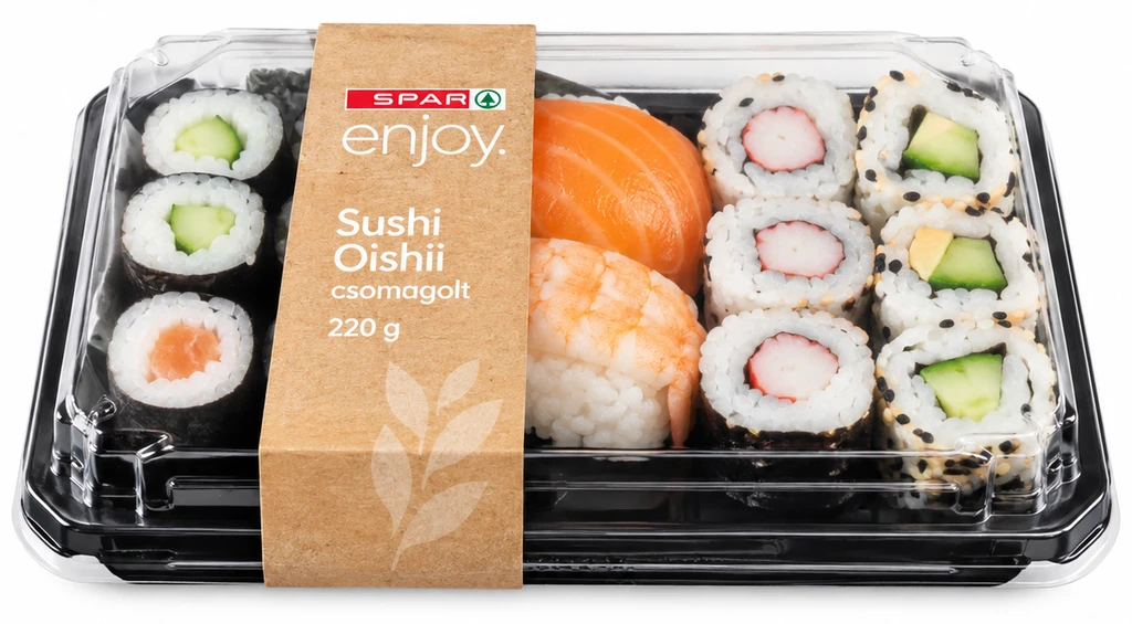 SPAR enjoy. Sushi Oishii csomagolt