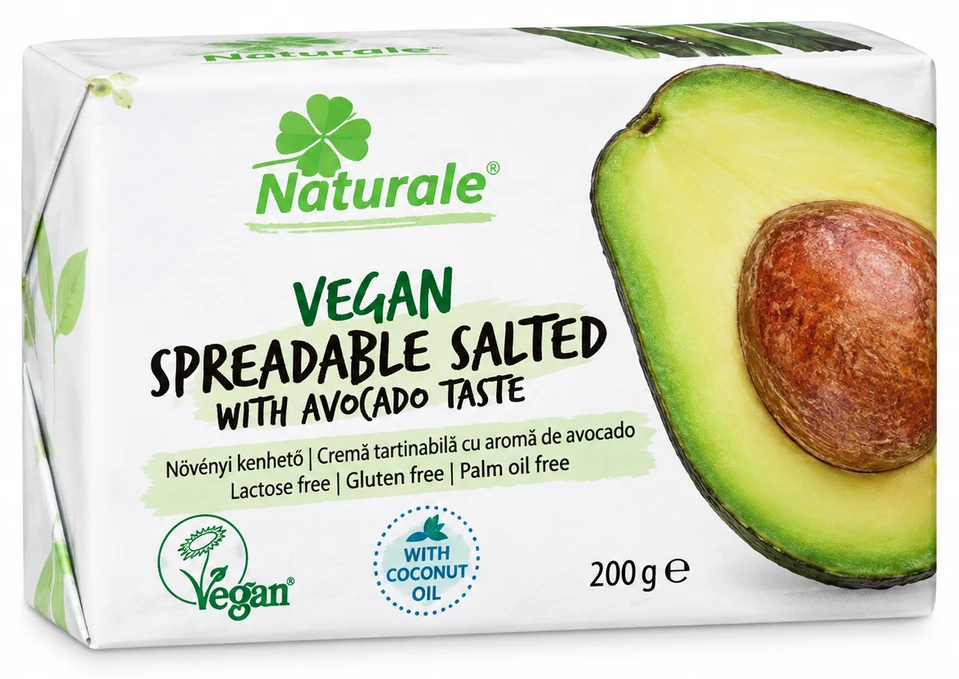 Naturale kenhető, növényi, avokádóízű készítmény