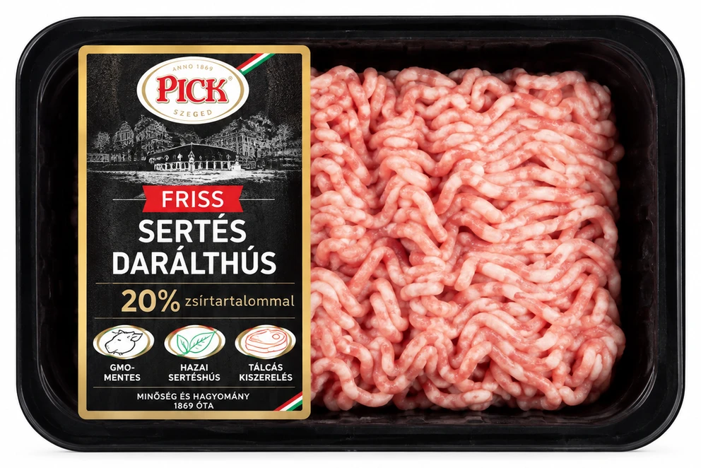 Pick GMO-mentes, darált sertéshús