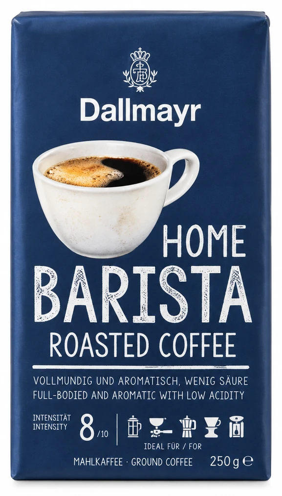 Dallmayr Home Barista őrölt kávé